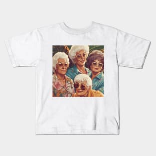 Golden Girls fan art Kids T-Shirt